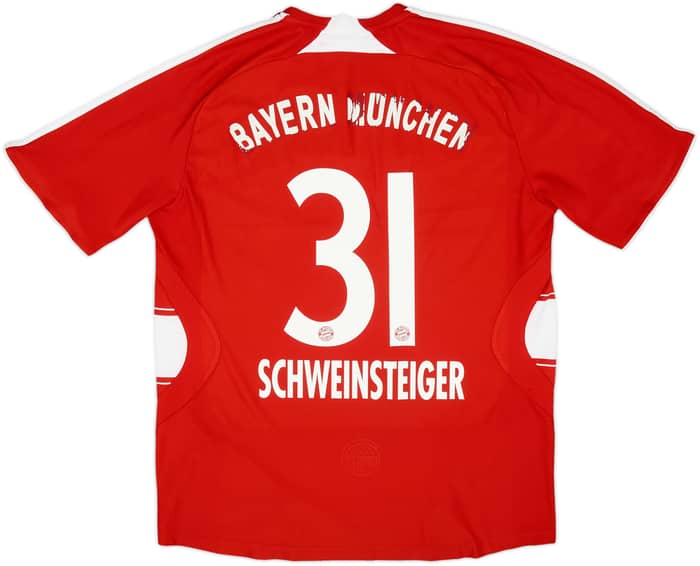 2007-08 Bayern Munich Home Shirt Schweinstegier #31 - 4/10 - (M)