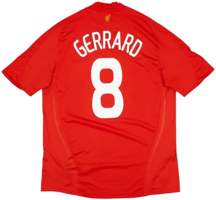 2008-10 Liverpool Home Shirt Gerrard #8 - 4/10 - (L)