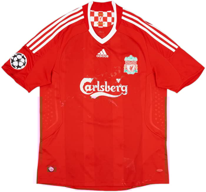 2008-10 Liverpool Home Shirt Gerrard #8 - 4/10 - (L)
