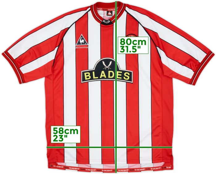 1999-00 Sheffield United Home Shirt - 8/10 - (L)