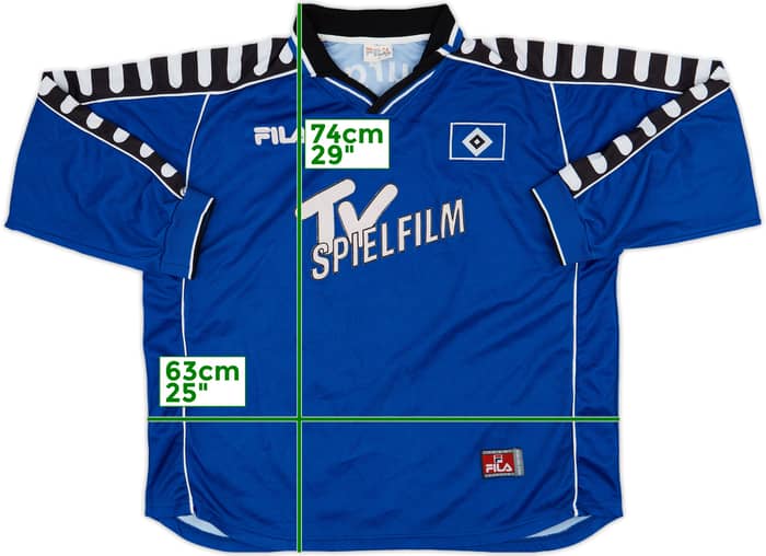 2000-01 Hamburg Away L/S Shirt Rimkus - 8/10 - (XL)