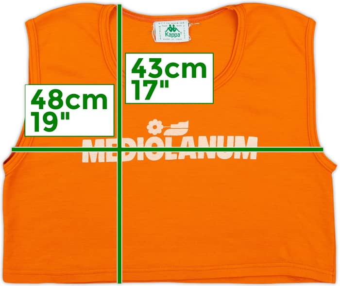 1987-90 AC Milan Kappa Training Bib - 7/10 - (M)