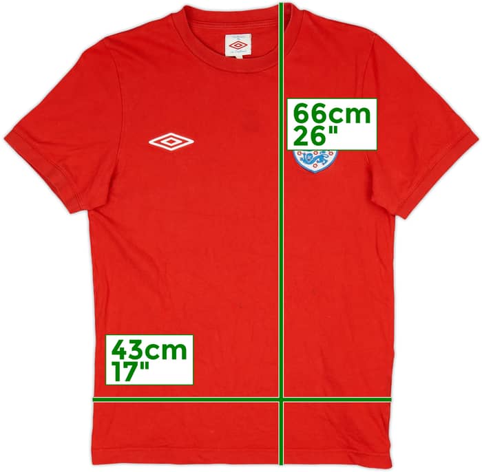 2010-11 England Umbro Training Shirt - 7/10 - (S)