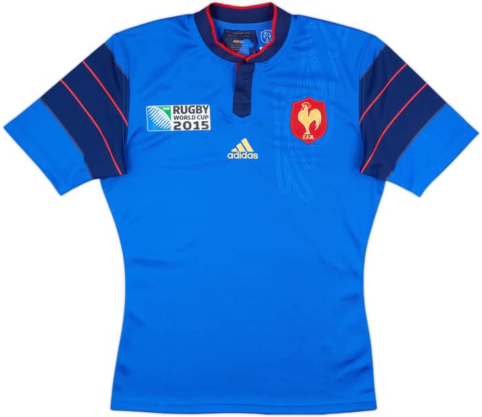2015 France Rugby Home Shirt - 10/10 - (S)