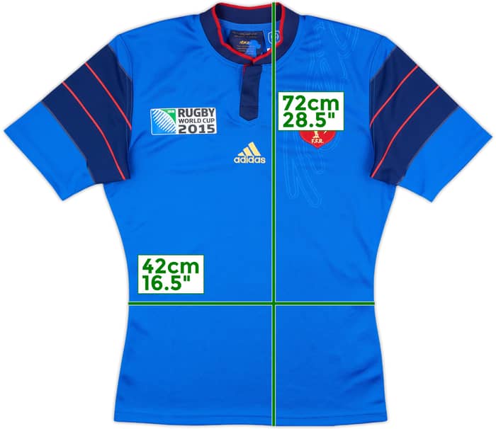 2015 France Rugby Home Shirt - 10/10 - (S)