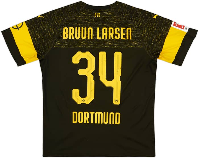 2018-19 Borussia Dortmund Away Shirt Bruun Larsen #34 - 6/10 - (L)
