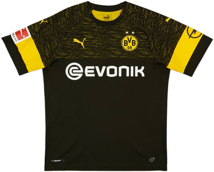 2018-19 Borussia Dortmund Away Shirt Bruun Larsen #34 - 6/10 - (L)
