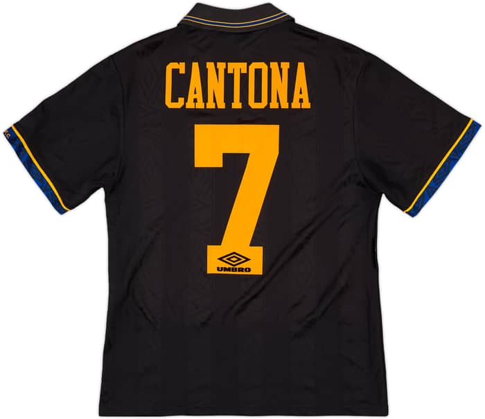 1993-95 Manchester United Away Shirt Cantona #7 - 7/10 - (S)