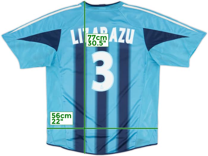 2004-05 Olympique Marseille Away Shirt Lizarazu #3 - 7/10 - (L)