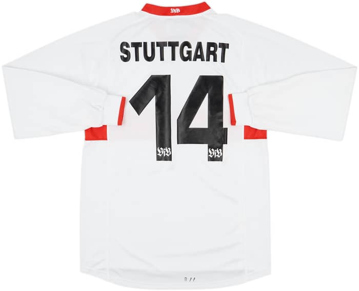 2003-04 Stuttgart Home L/S Shirt #14 - 5/10 - (XL)