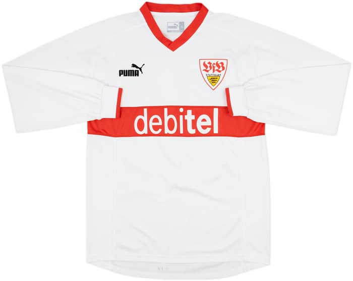2003-04 Stuttgart Home L/S Shirt #14 - 5/10 - (XL)