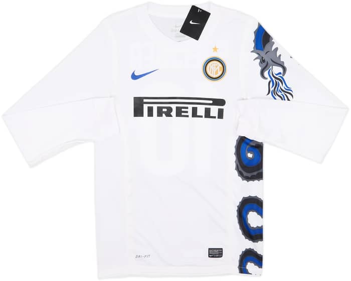 2010-11 Inter Milan Player Issue Away L/S Shirt Sneijder #10 (S)