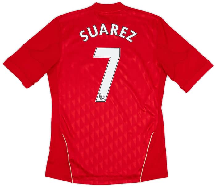 2010-12 Liverpool Home Shirt Suarez #7 - 6/10 - (S)