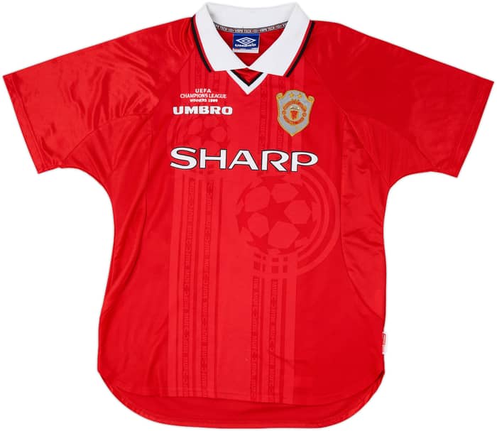 1999-00 Manchester United 'CL Winners' Shirt Beckham #7 - 8/10 - (L)