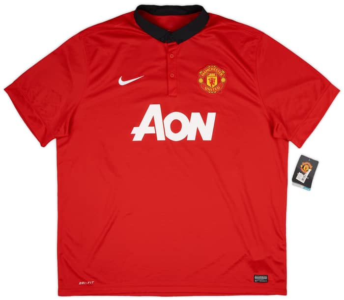 2013-14 Manchester United Home Shirt Rooney #10 (XXL)