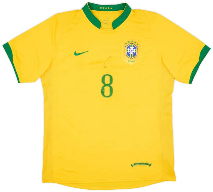 2006-08 Brazil Home Shirt Kaka #8 - 5/10 - (M)