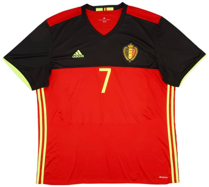 2016-17 Belgium Home Shirt De Bruyne #7 - 9/10 - (XXL)
