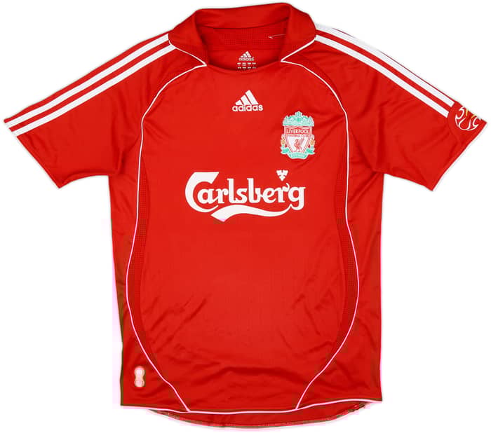 2006-08 Liverpool Home Shirt Gerrard #8 - 6/10 - (S)