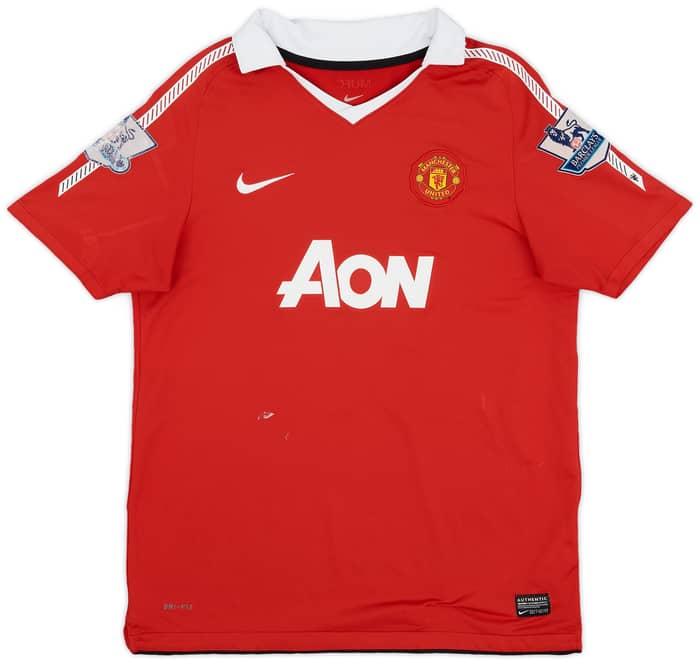 2010-11 Manchester United Home Shirt Rooney #10 - 5/10 - (XL.Boys)