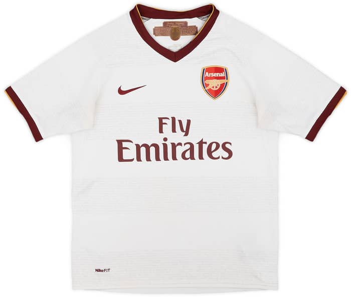 2007-08 Arsenal Away Shirt Fabregas #4 - 7/10 - (M.Boys)