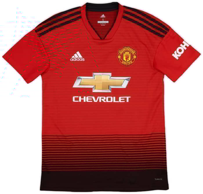 2018-19 Manchester United Home Shirt Shaw #23 - 9/10 - (S)