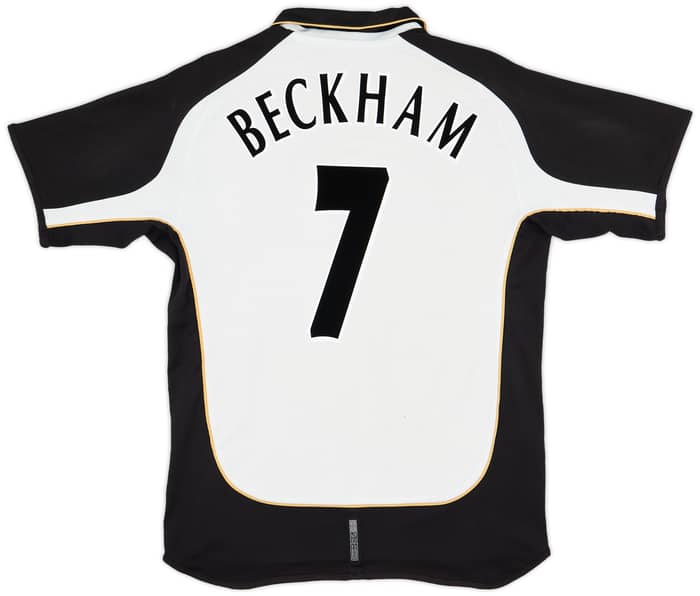 2001-02 Manchester United Centenary Away/Third Shirt Beckham #7 - 6/10 - (L)