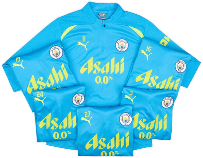 2024-25 Manchester City Player Issue 1/4 Zip Training Top # - 7/10