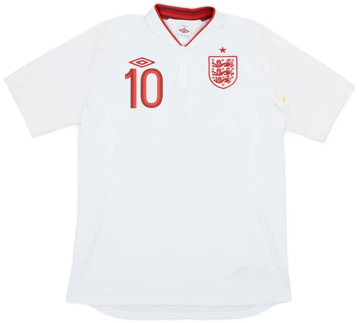 2012-13 England Home Shirt Rooney #10 - 5/10 - (L)