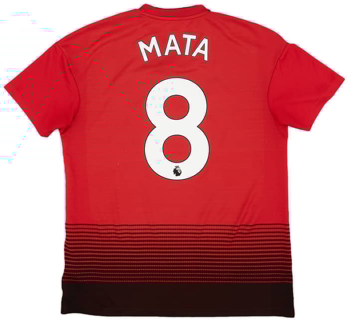 2018-19 Manchester United Home Shirt Mata #8 - 5/10 - (M)