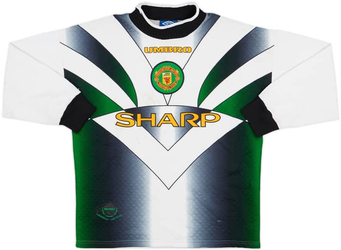 1996-97 Manchester United GK Shirt - 7/10 - (Y)
