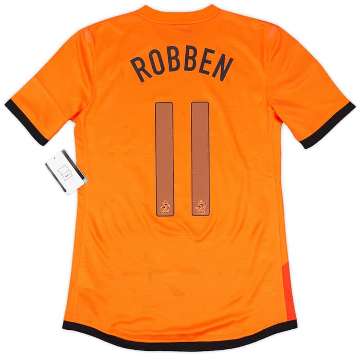 2012-13 Netherlands Sample Home Shirt Robben #11 (M)