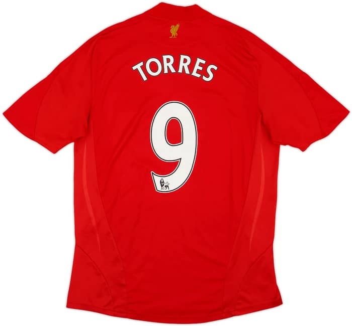 2008-10 Liverpool Home Shirt Torres #9 - 8/10 - (M)