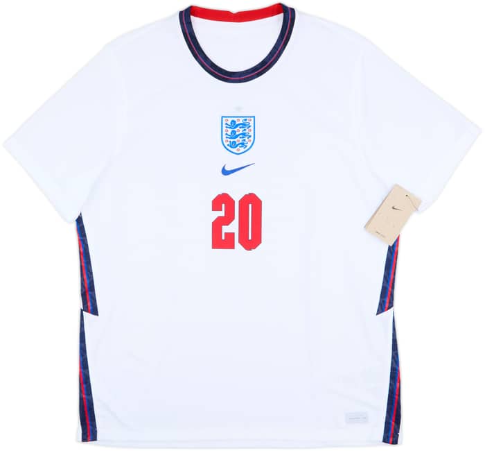 2020-22 England Home Shirt Foden #20 (XL)