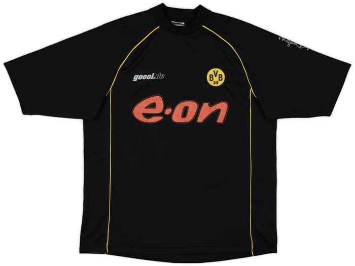 2001-02 Borussia Dortmund European Away Shirt Evanilson #3 - 6/10 - (M)