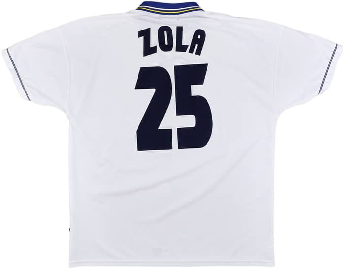 1998-00 Chelsea Away Shirt Zola #25 - 8/10 - (XXL)