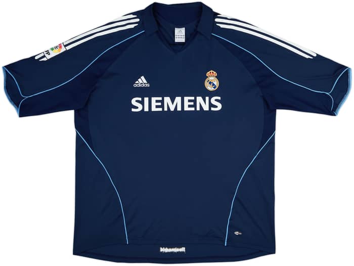 2005-06 Real Madrid Away Shirt Zidane #5 - 8/10 - (XXL)