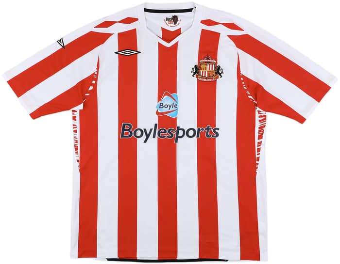 2007-08 Sunderland Home Shirt Yorke #19 - 7/10 - (XL)