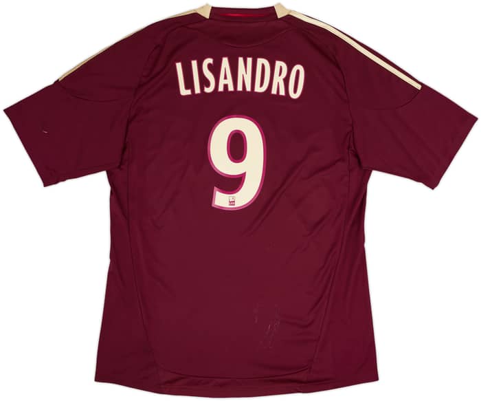 2010-11 Lyon Away Shirt Lisandro #9 - 6/10 - (XL)
