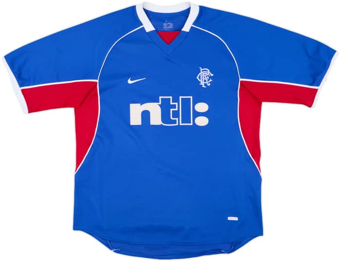 2001-02 Rangers Home Shirt - 8/10 - (M)