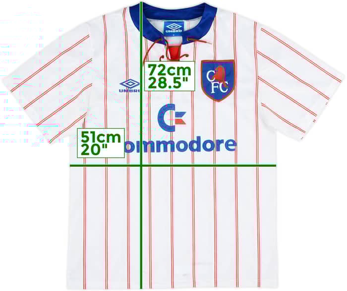1992-94 Chelsea Away Shirt - 8/10 - (M)