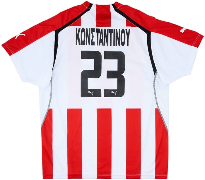 2005-06 Olympiakos Home Shirt Konstantinou #23 - 8/10 - (XL)