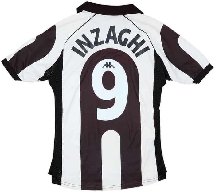 1997-98 Juventus Centenary Home Shirt Inzaghi #9 - 5/10 - (M)