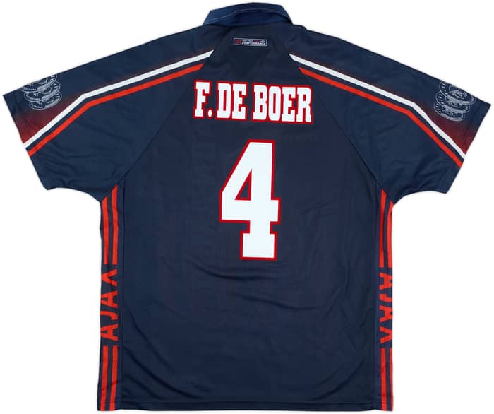 1997-98 Ajax Away Shirt F.De Boer #4 - 9/10 - (XL)