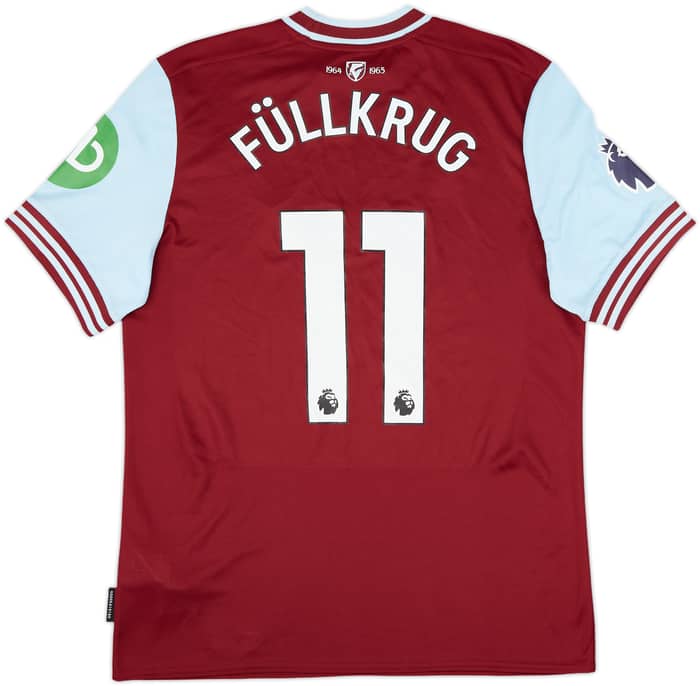 2024-25 West Ham Home Shirt Fullkrug #11 (L)