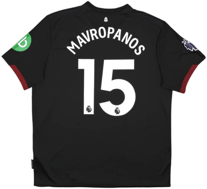 2024-25 West Ham Away Shirt Mavropanos #15 - 7/10 - (XXL)