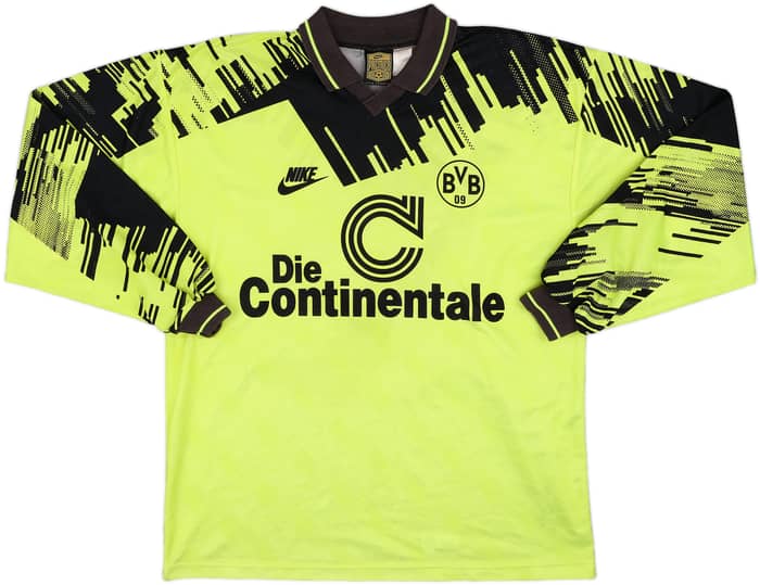 1993-94 Borussia Dortmund Home L/S Shirt - 8/10 - (XL)