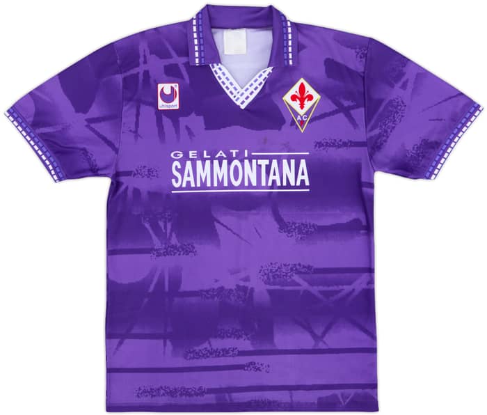 1994-95 Fiorentina Basic Home Shirt - 8/10 - (M)