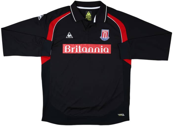 2009-10 Stoke City Away L/S Shirt Delap #24 - 9/10 - (L)