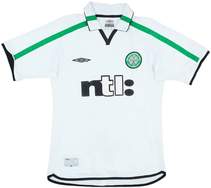 2001-02 Celtic Away Shirt Larsson #7 - 5/10 - (S)