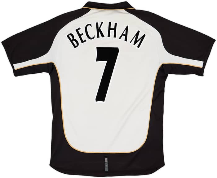 2001-02 Manchester United Centenary Away/Third Shirt Beckham #7 - 5/10 - (L)